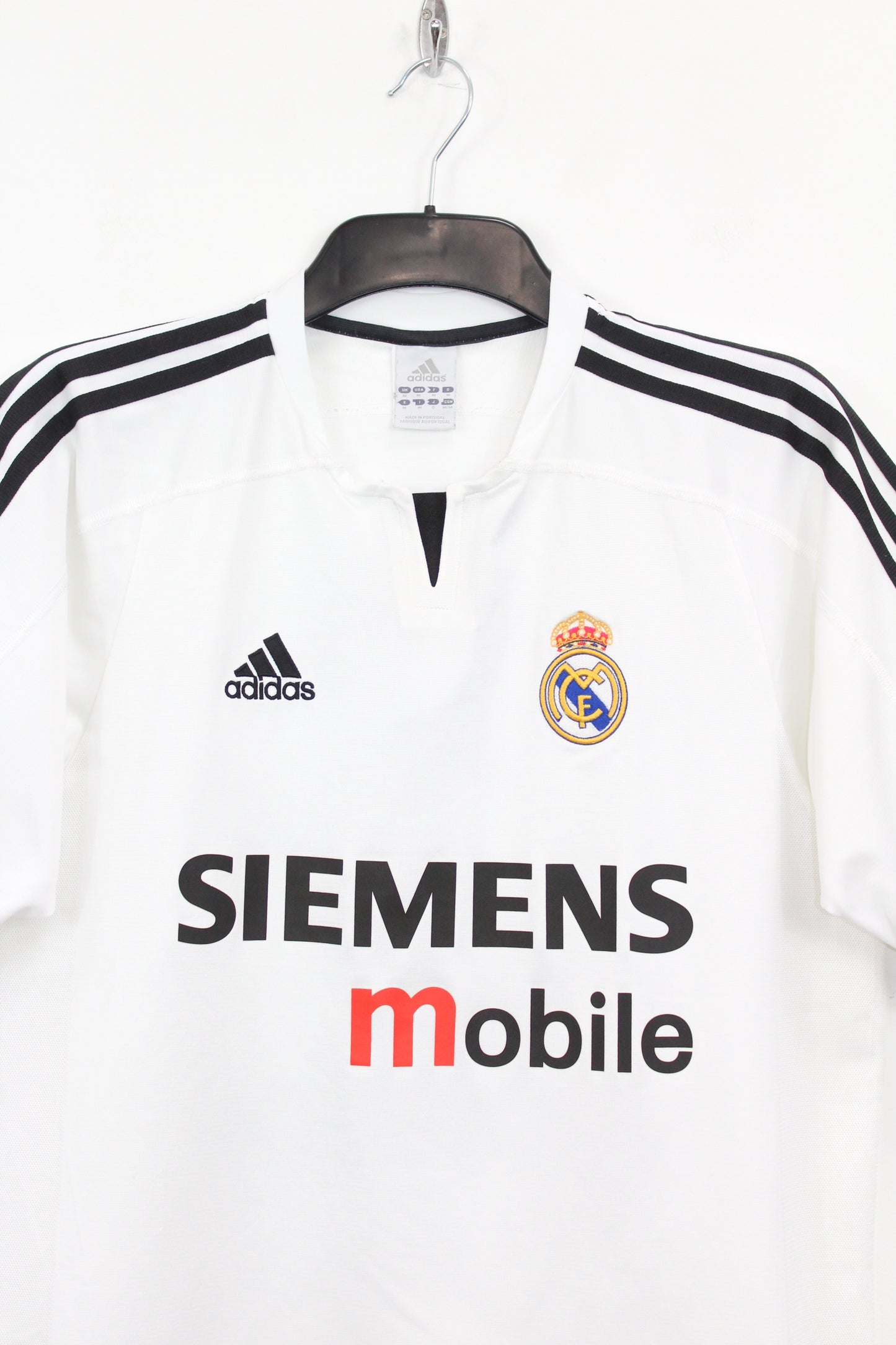 REAL MADRID 2003-04 ADIDAS HOME FOOTBALL SHIRT ROBERTO CARLOS #3 MEDIUM