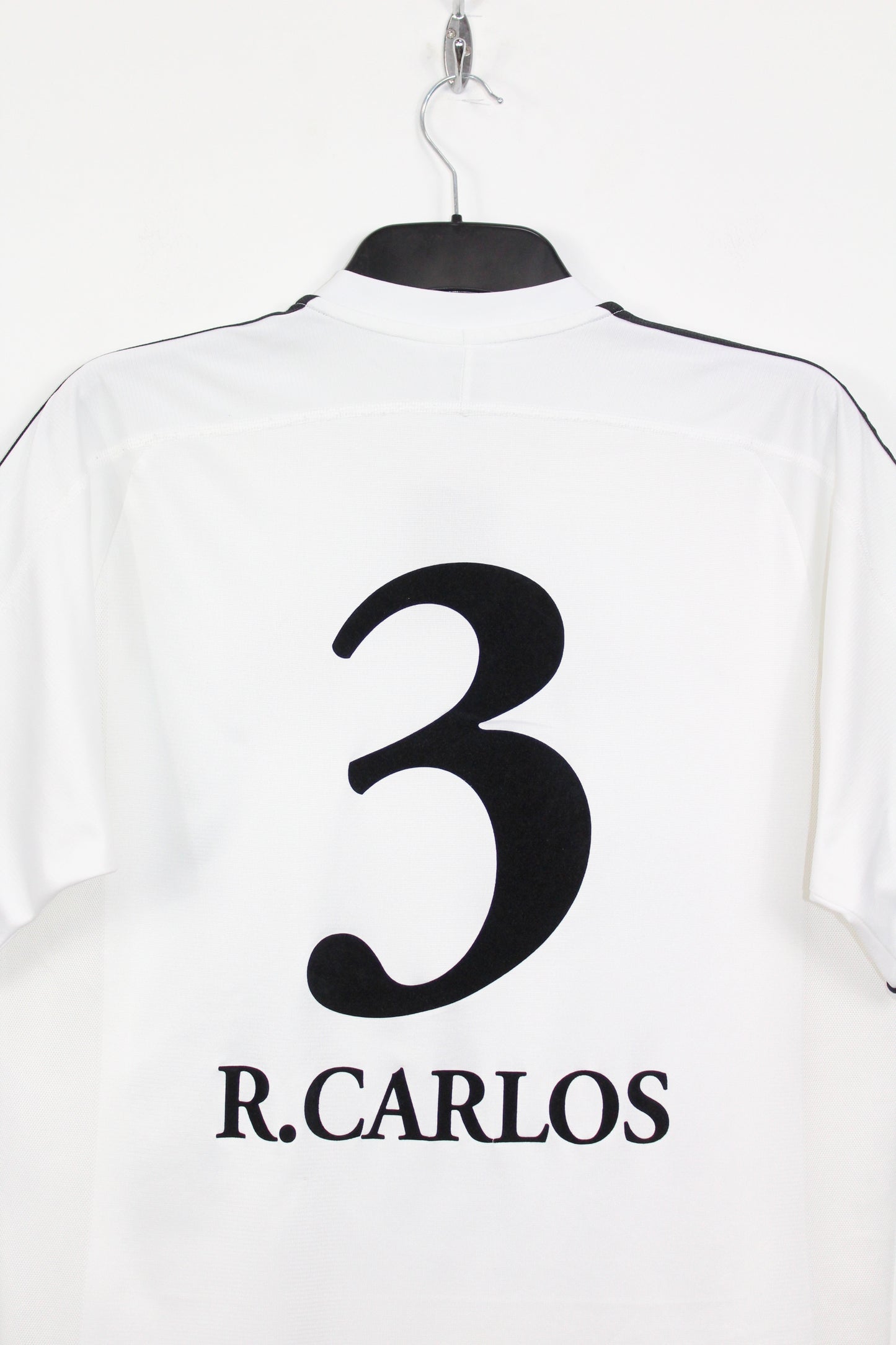 REAL MADRID 2003-04 ADIDAS HOME FOOTBALL SHIRT ROBERTO CARLOS #3 MEDIUM