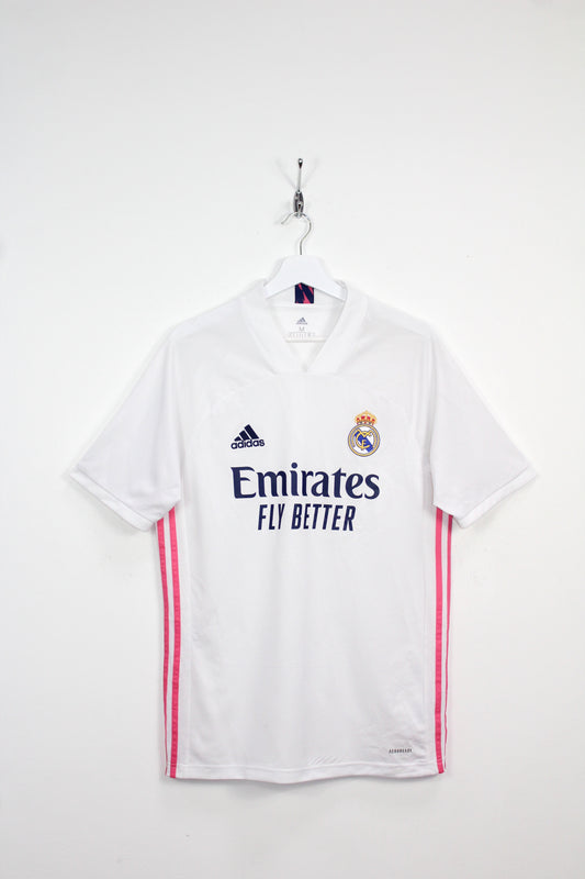 ADIDAS REAL MADRID 2020-21 HOME FOOTBALL SHIRT MEDIUM