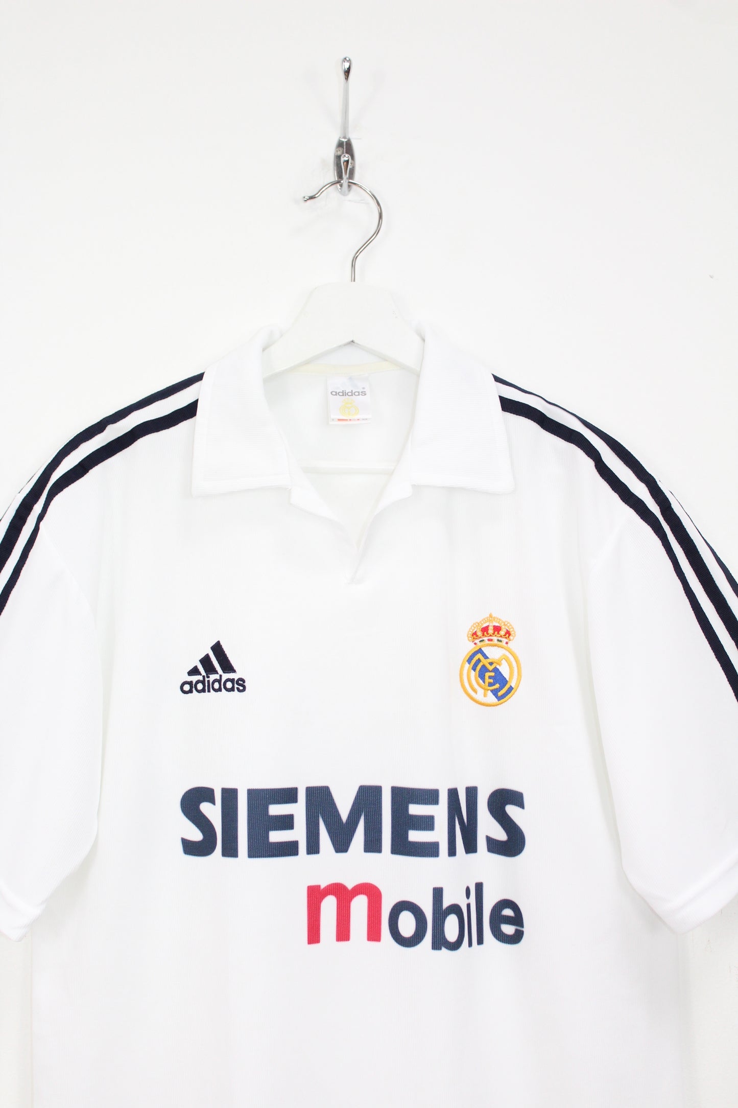 REAL MADRID 2002-03 ADIDAS HOME FOOTBALL SHIRT MEDIUM