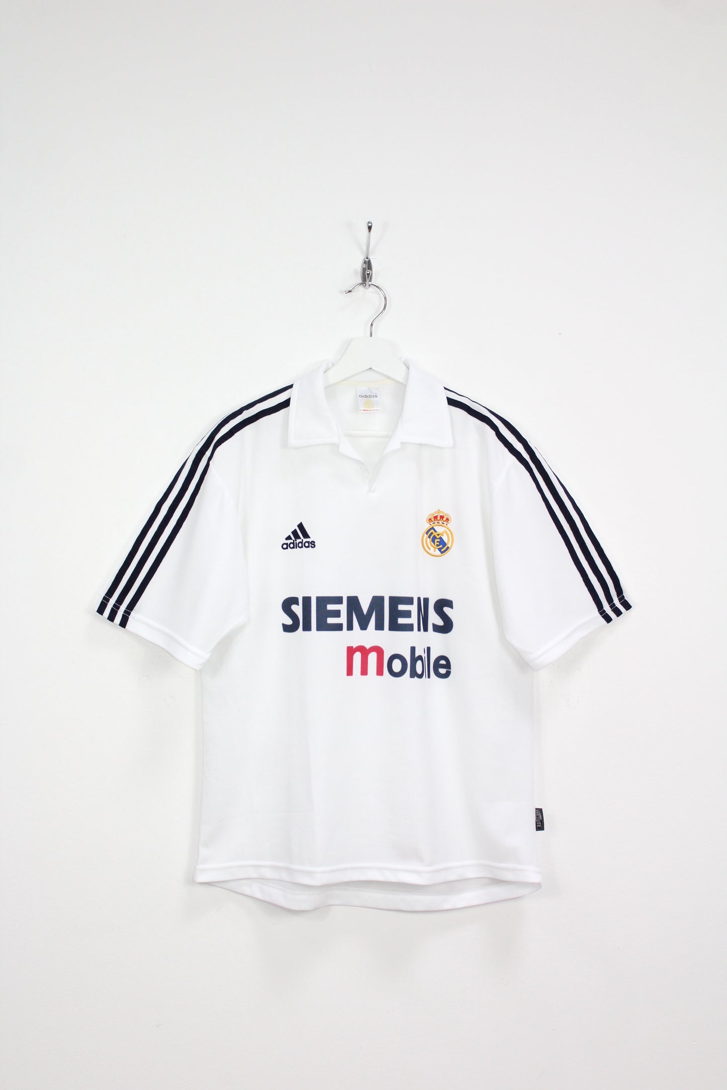 REAL MADRID 2002-03 ADIDAS HOME FOOTBALL SHIRT MEDIUM