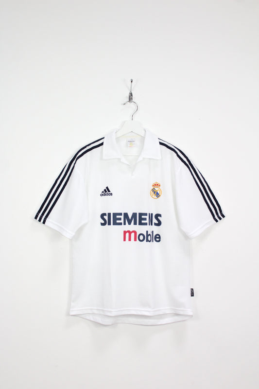 REAL MADRID 2002-03 ADIDAS HOME FOOTBALL SHIRT MEDIUM