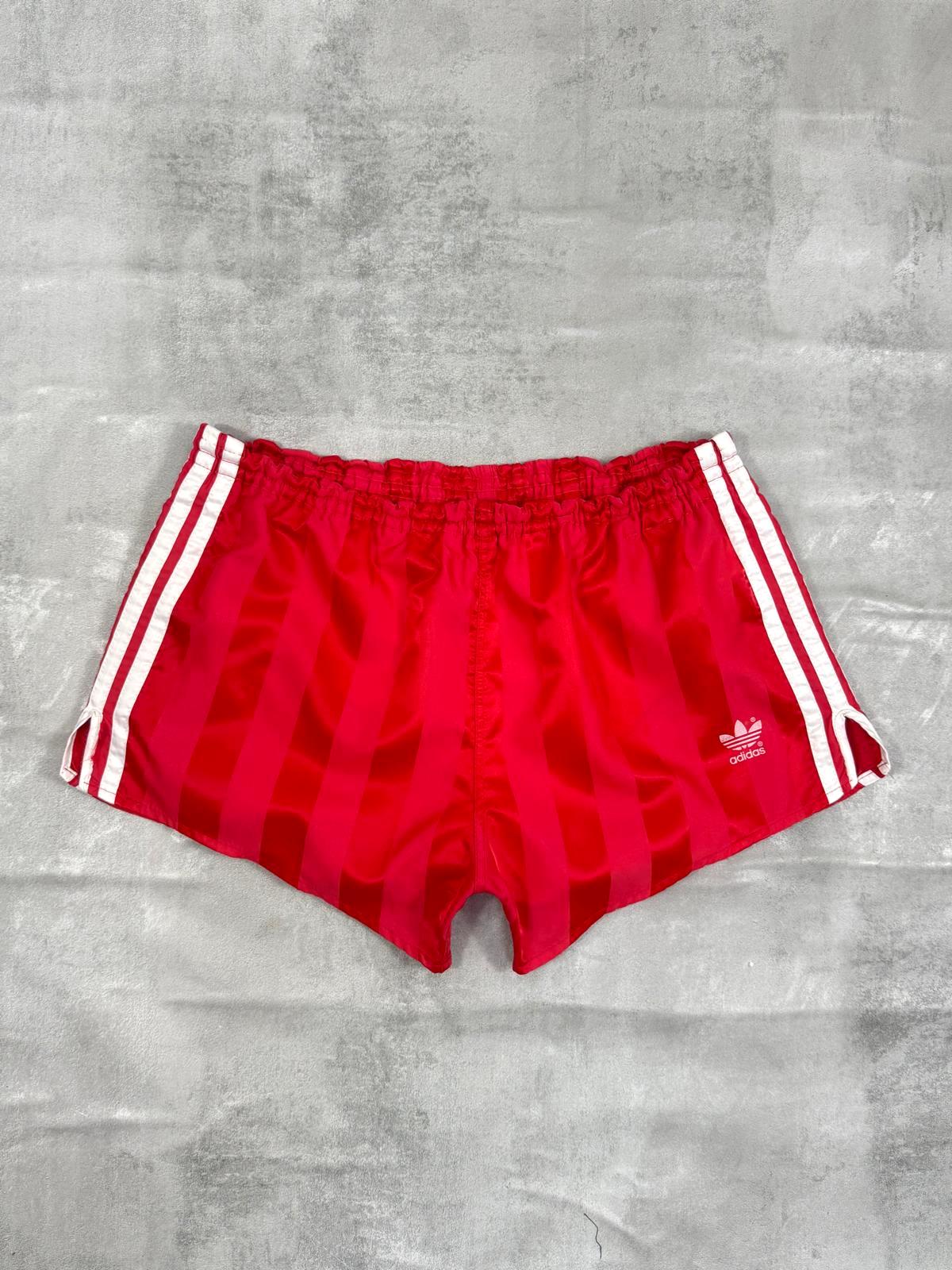 ADIDAS 80'S VINTAGE SHINY RUNNING SPRINTER NYLON SHORTS D6 LARGE