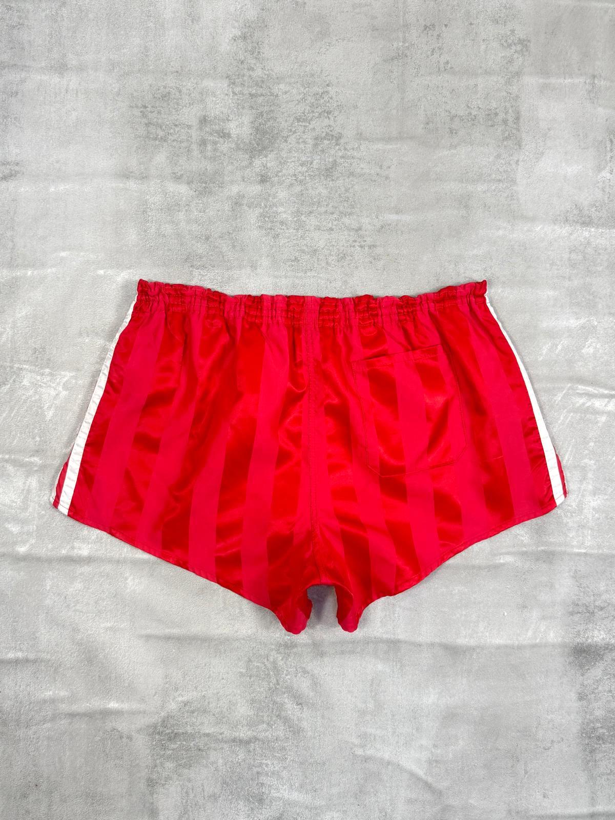 ADIDAS 80'S VINTAGE SHINY RUNNING SPRINTER NYLON SHORTS D6 LARGE