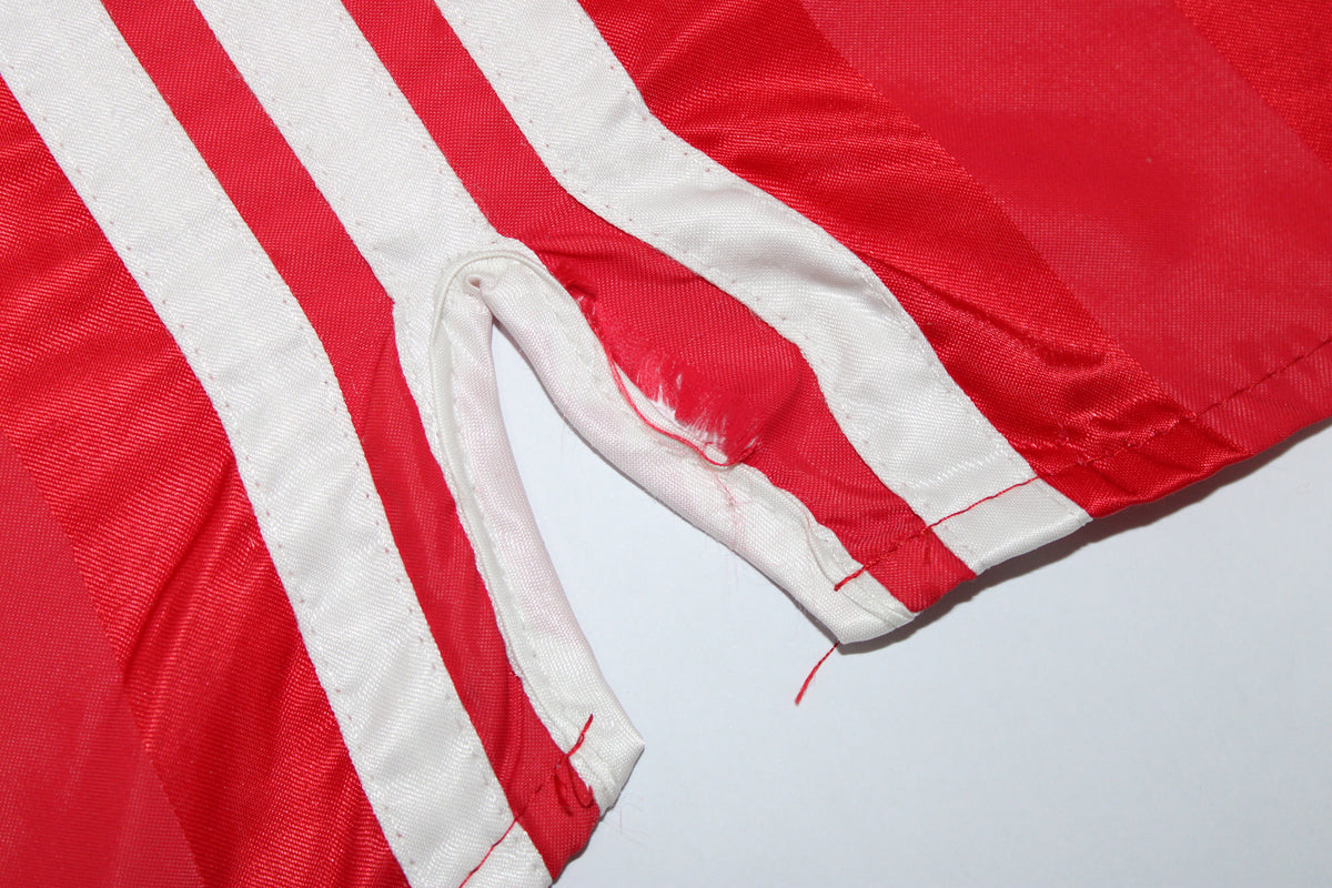 ADIDAS 80'S VINTAGE SHINY RUNNING SPRINTER NYLON SHORTS D6 LARGE