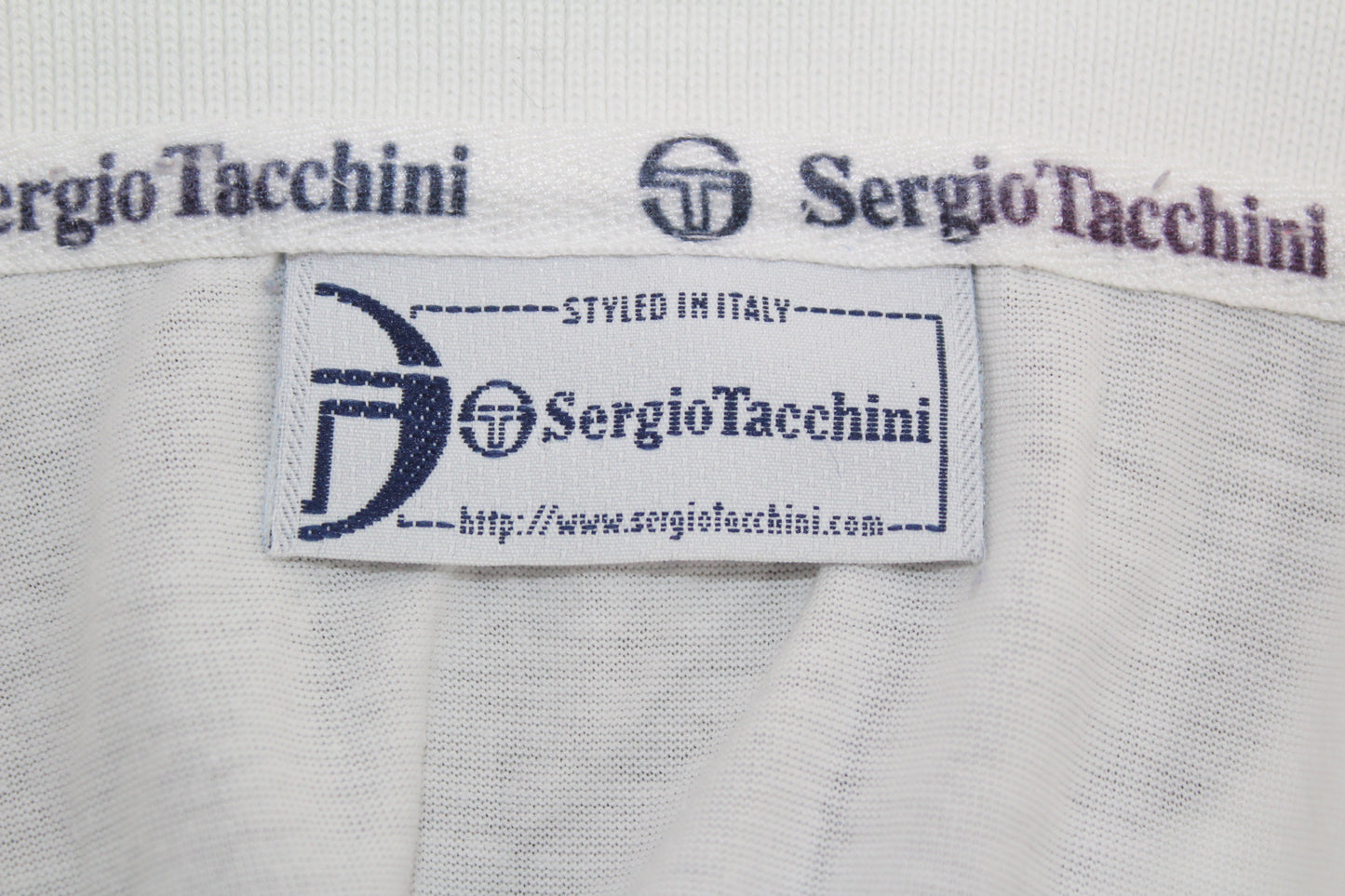 SERGIO TACCHINI 90'S VINTAGE TENNIS POLO SHIRT XL