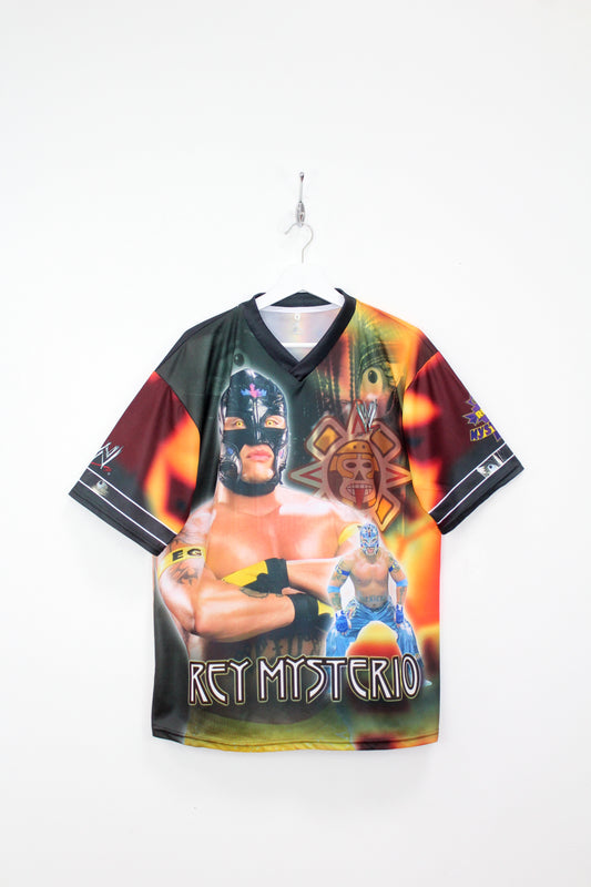 VINTAGE REY MISTERIO  WWE WRESTLING GRAPHIC T-SHIRT LARGE