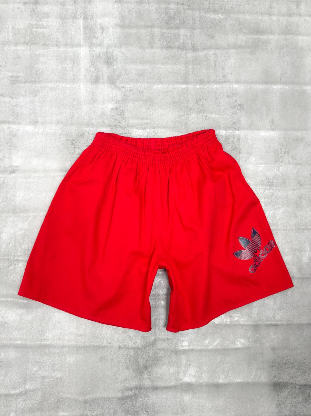 ADIDAS 80'S VINTAGE WOVEN COTTON SHORTS D7 LARGE