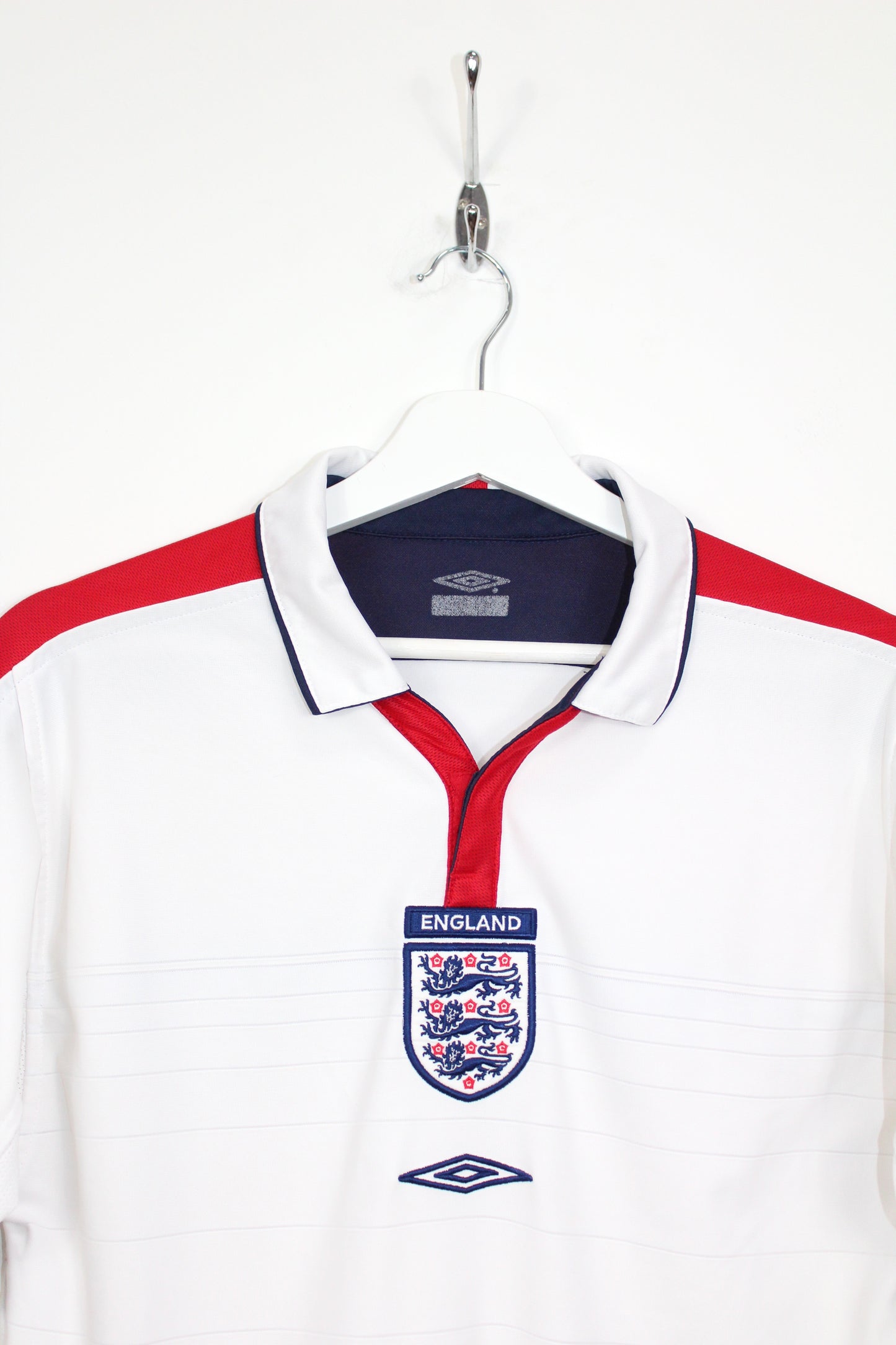 ENGLAND 2003-05 UMBRO HOME FOOTBALL SHIRT MEDIUM