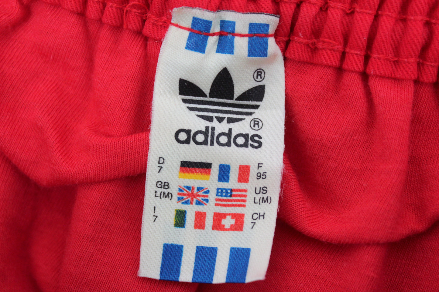 ADIDAS 80'S VINTAGE WOVEN COTTON SHORTS D7 LARGE