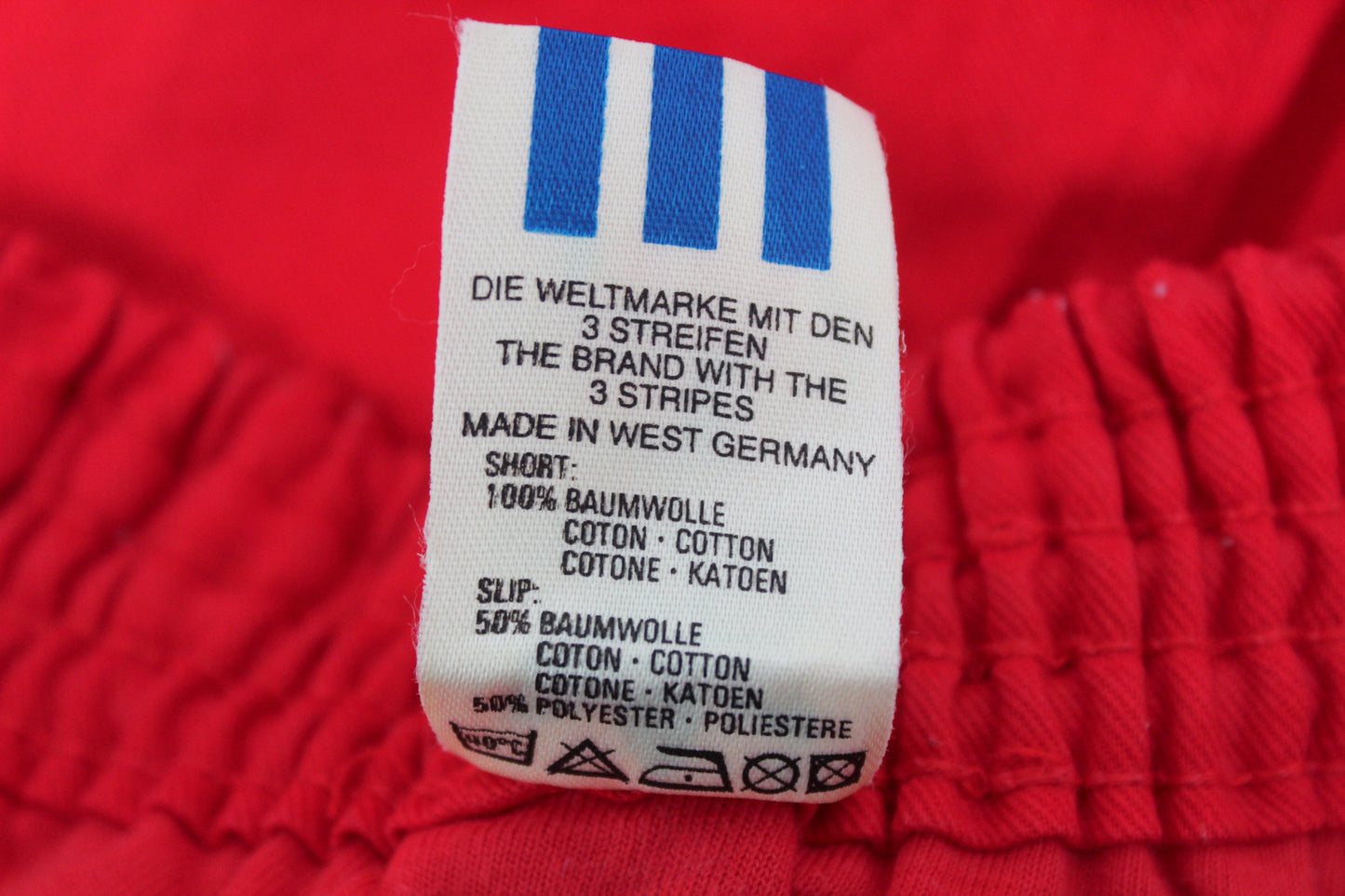 ADIDAS 80'S VINTAGE WOVEN COTTON SHORTS D7 LARGE