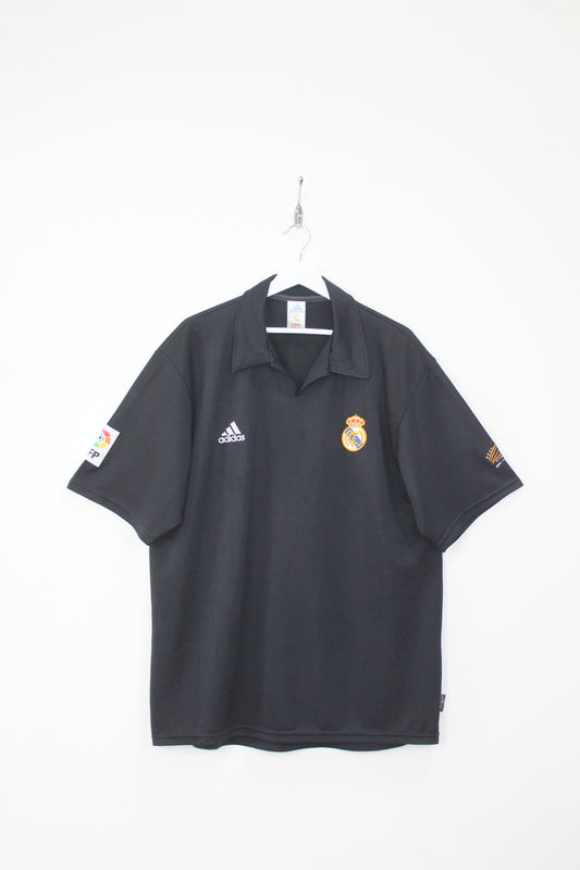 REAL MADRID 2001-02 ADIDAS VINTAGE CENTENARY AWAY FOOTBALL SHIRT XL