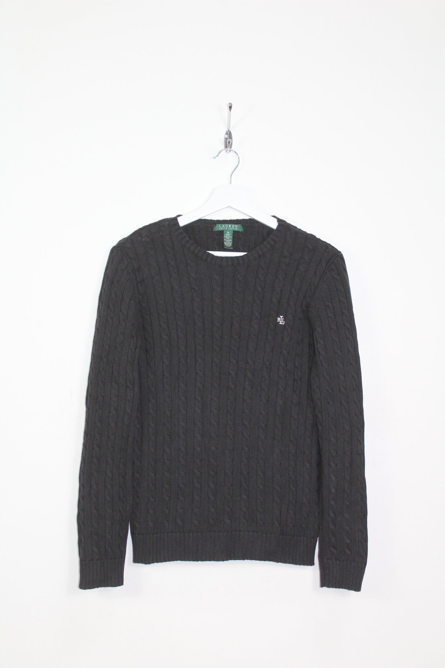 RALPH LAUREN CABLE KNIT JUMPER MEDIUM (WOMEN'S)