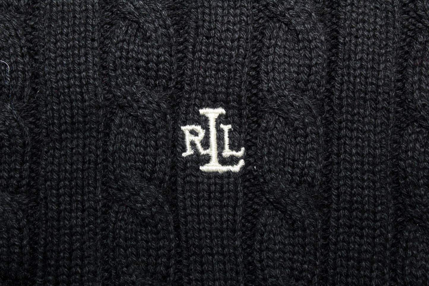 RALPH LAUREN CABLE KNIT JUMPER MEDIUM (WOMEN'S)