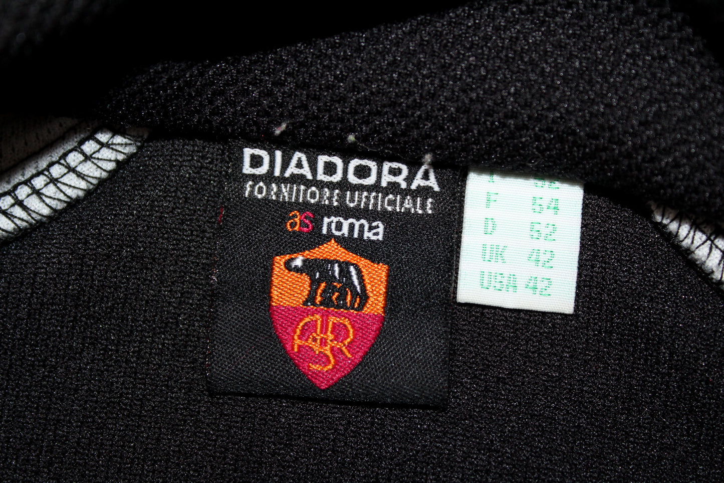 AS ROMA 1998-1999 DIADORA TRACKSUIT TOP JACKET XL