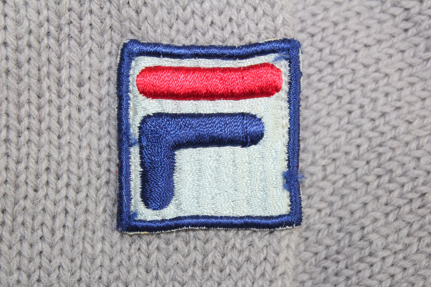 FILA 70'S VINTAGE ROC NEIGE SKI KNIT WOOL JUMPER SMALL