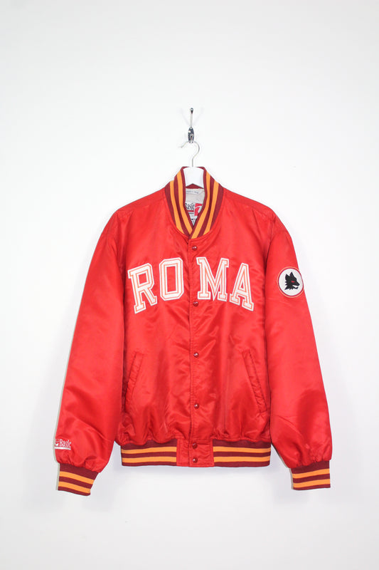 AS ROMA 90'S VINTAGE PADDED BOMBER JACKET LARGE
