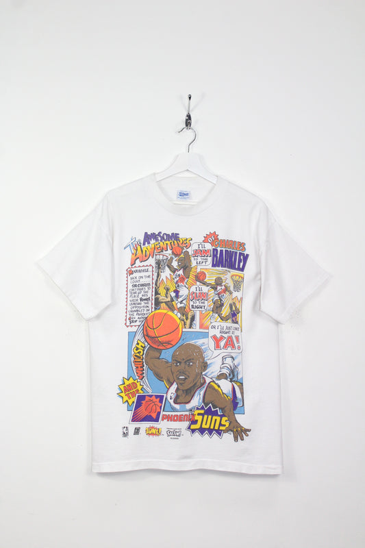 SALEM SPORTSWEAR 90'S VINTAGE CHARLES BARKLEY PHOENIX SUNS COMICS T-SHIRT LARGE