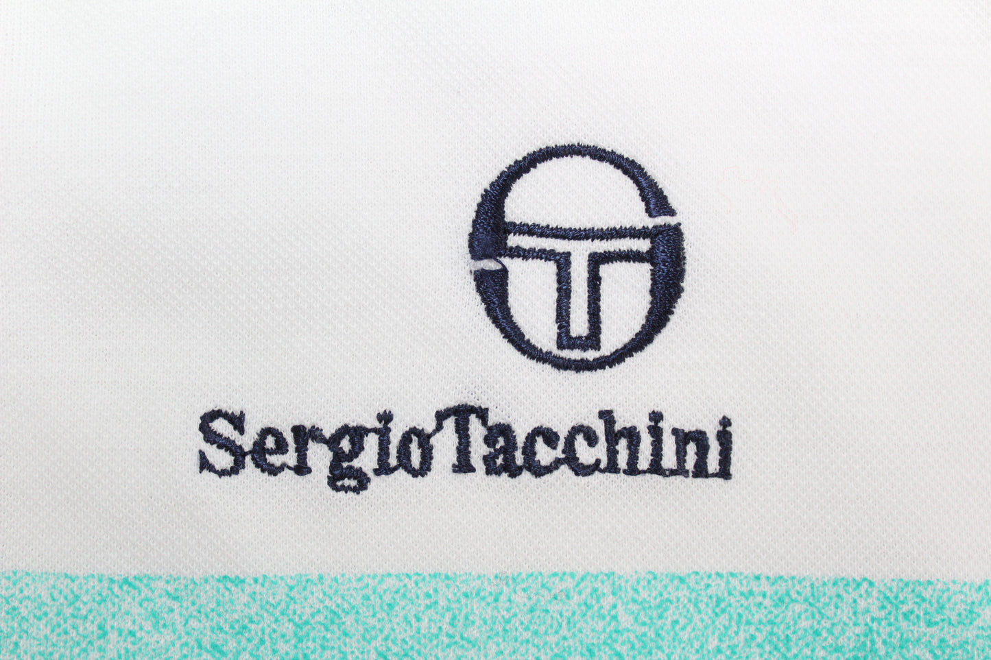 SERGIO TACCHINI 80'S VINTAGE SAMPRAS TENNIS POLO SHIRT XXL