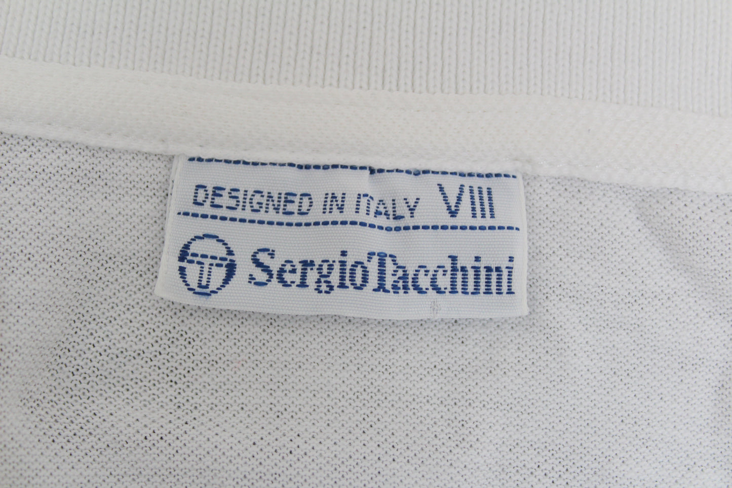 SERGIO TACCHINI 80'S VINTAGE SAMPRAS TENNIS POLO SHIRT XXL