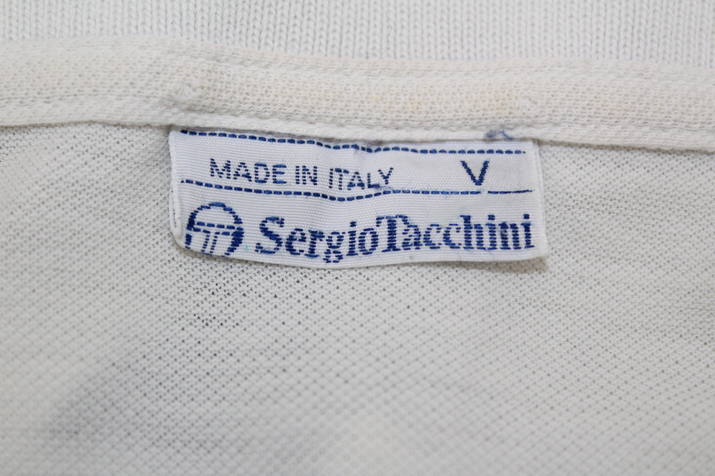 SERGIO TACCHINI 80'S VINTAGE WILANDER TENNIS POLO SHIRT LARGE