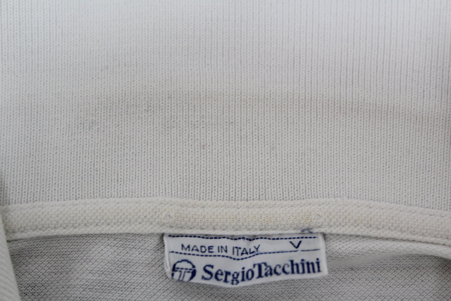 SERGIO TACCHINI 80'S VINTAGE WILANDER TENNIS POLO SHIRT LARGE