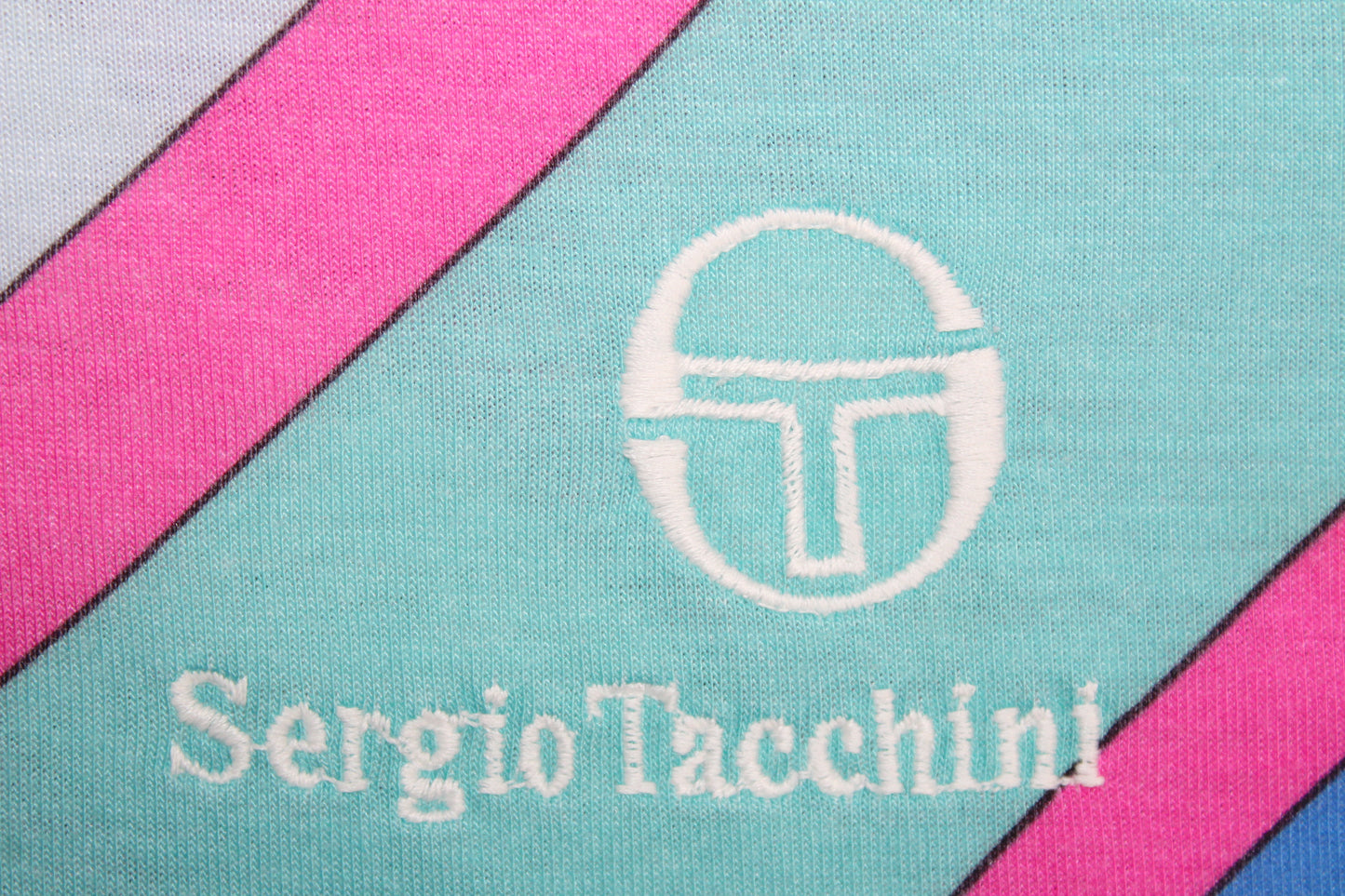 SERGIO TACCHINI 90'S VINTAGE SAMPRAS TENNIS POLO SHIRT LARGE