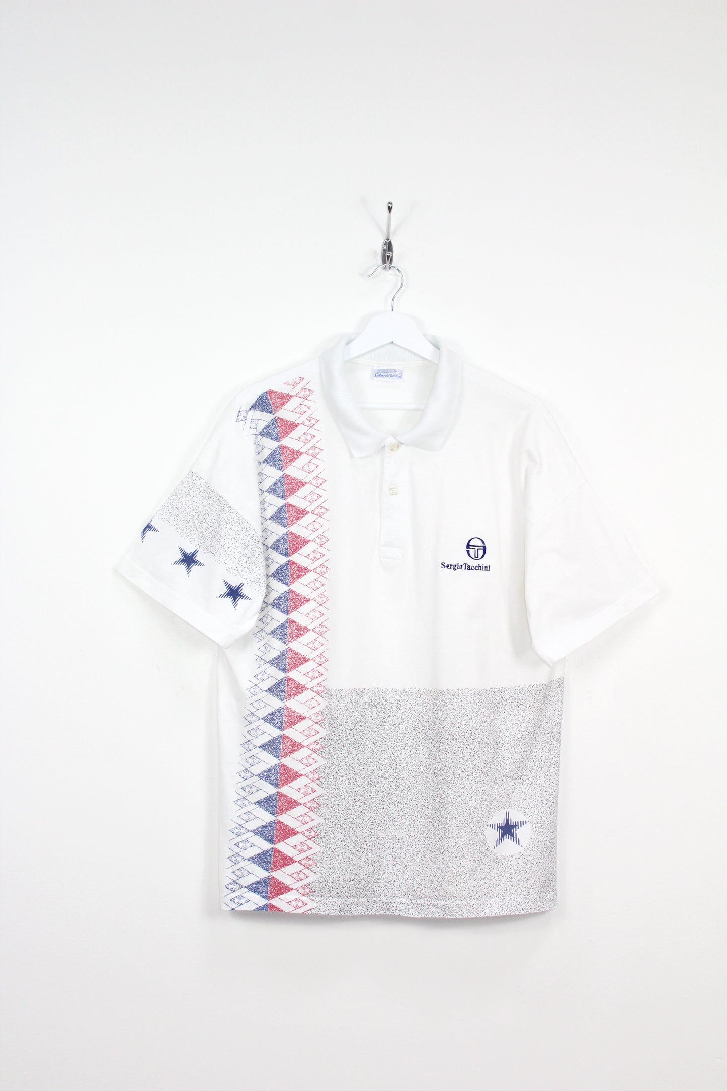 SERGIO TACCHINI VINTAGE SAMPRAS AUSTRALIAN OPEN FINAL 1994 TENNIS POLO SHIRT XL