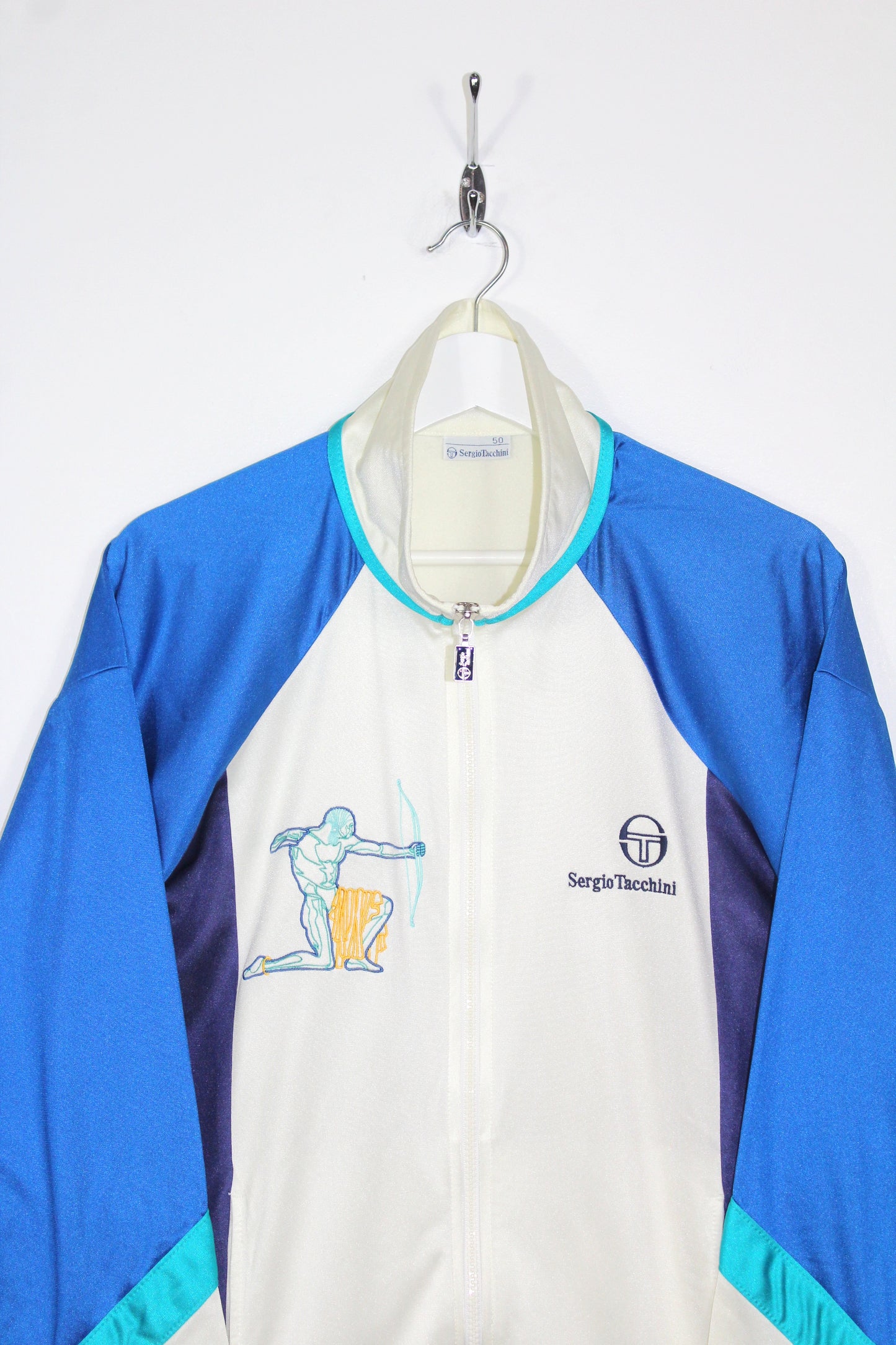 SERGIO TACCHINI 90'S VINTAGE SAMPRAS ARCHER 1990 TRACKSUIT TOP JACKET LARGE