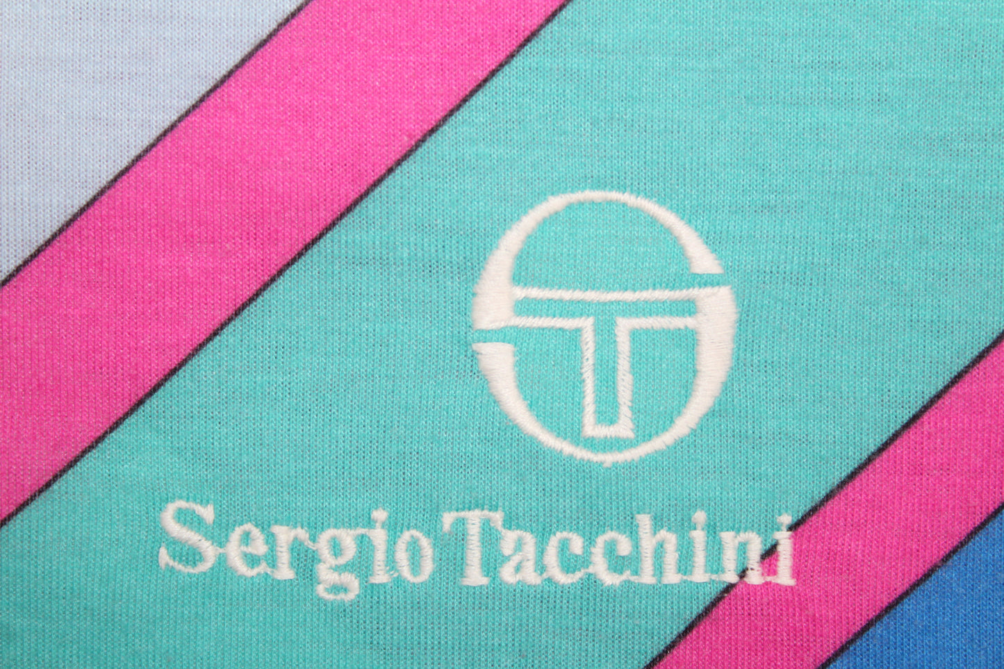 SERGIO TACCHINI 90'S VINTAGE SAMPRAS TENNIS POLO SHIRT MEDIUM