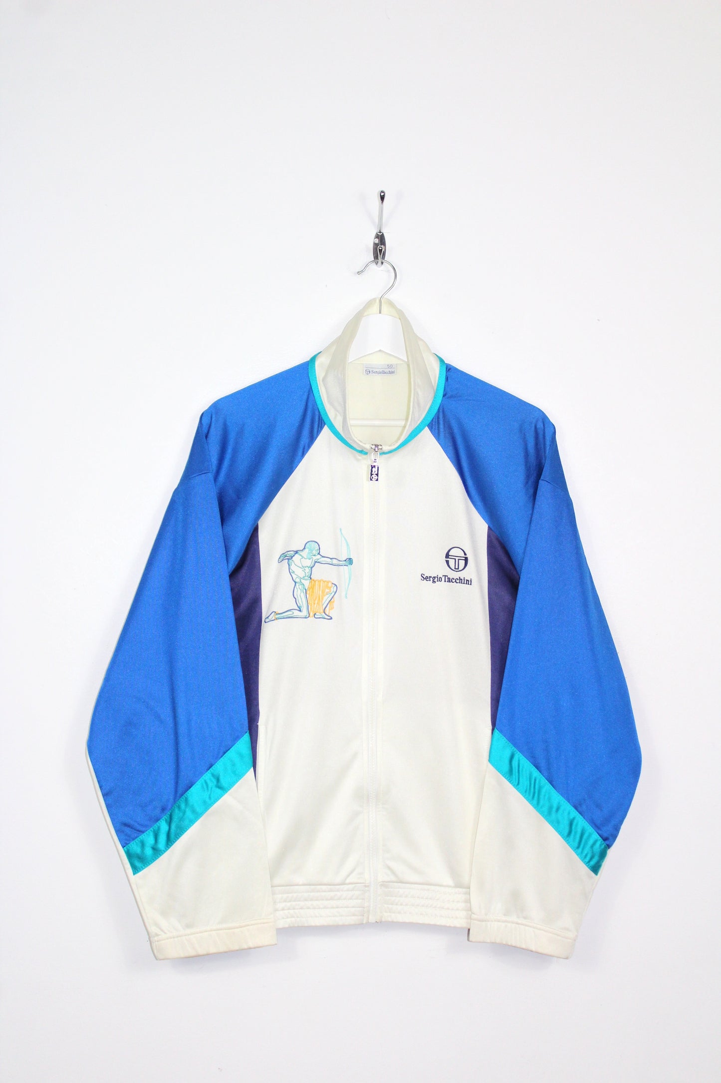 SERGIO TACCHINI 90'S VINTAGE SAMPRAS ARCHER 1990 TRACKSUIT TOP JACKET LARGE