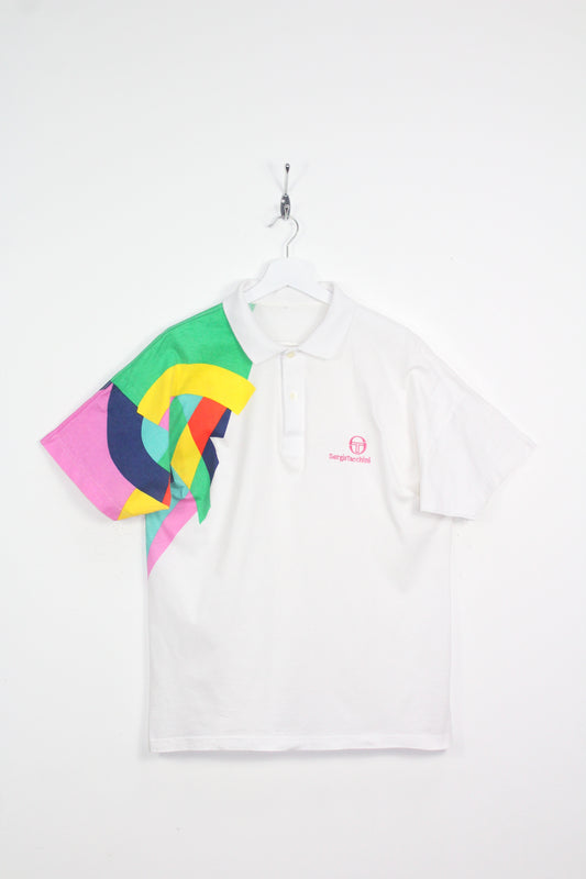 SERGIO TACCHINI VINTAGE BRUGUERA 1991 TENNIS POLO SHIRT XL