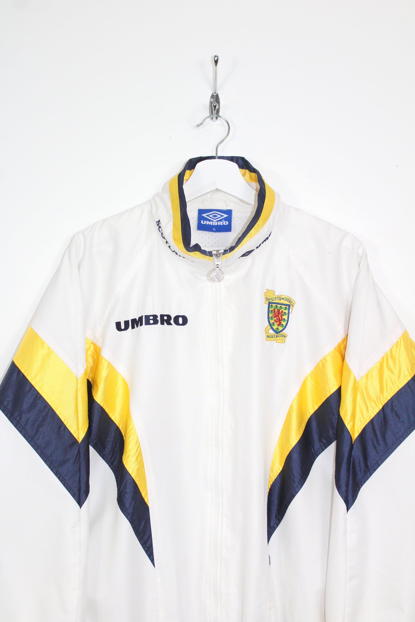 SCOTLAND 1998 VINTAGE UMBRO TRACKSUIT TOP JACKET XL