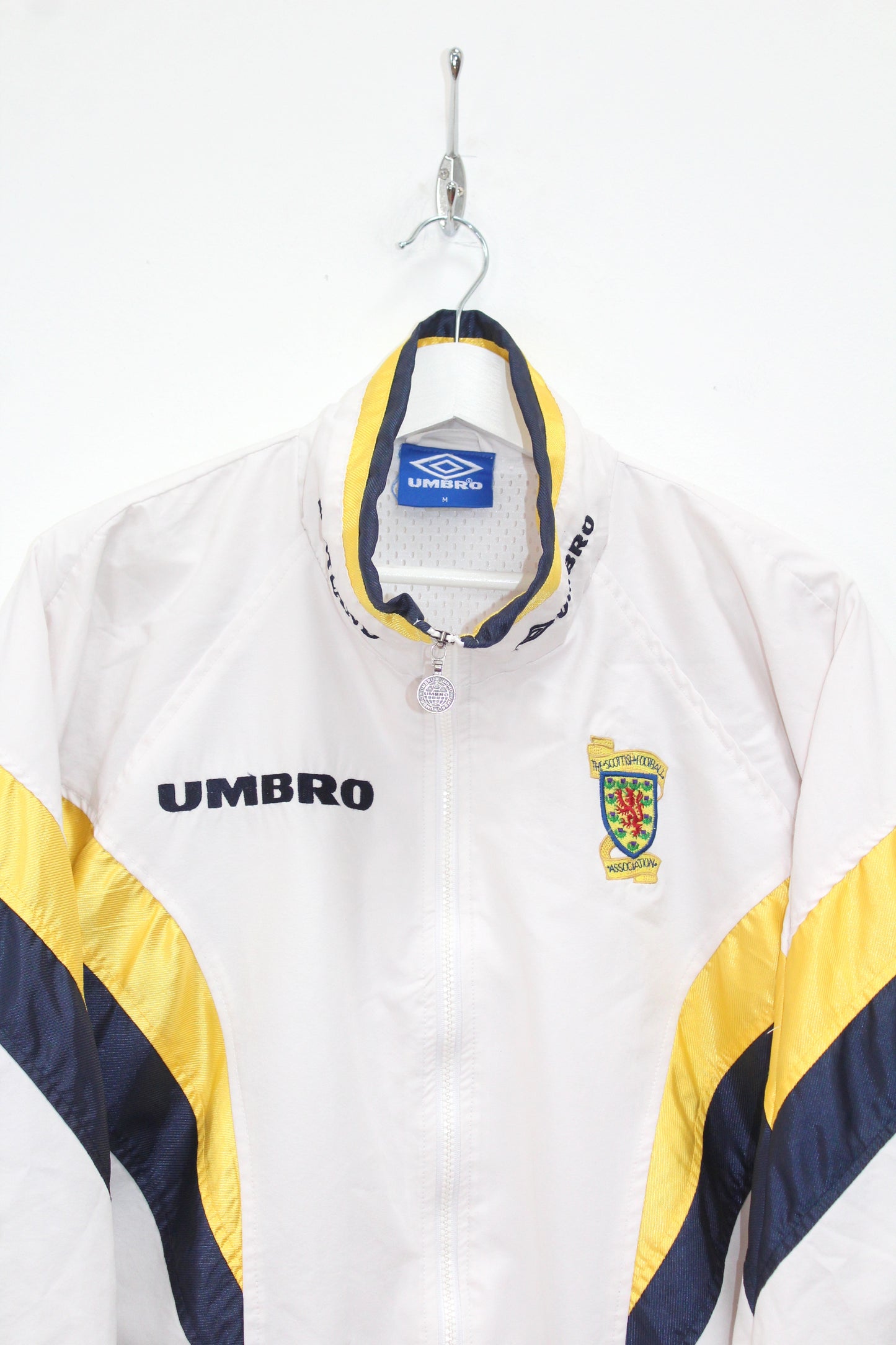 VINTAGE SCOTLAND 1998 UMBRO TRACKSUIT TOP JACKET LARGE