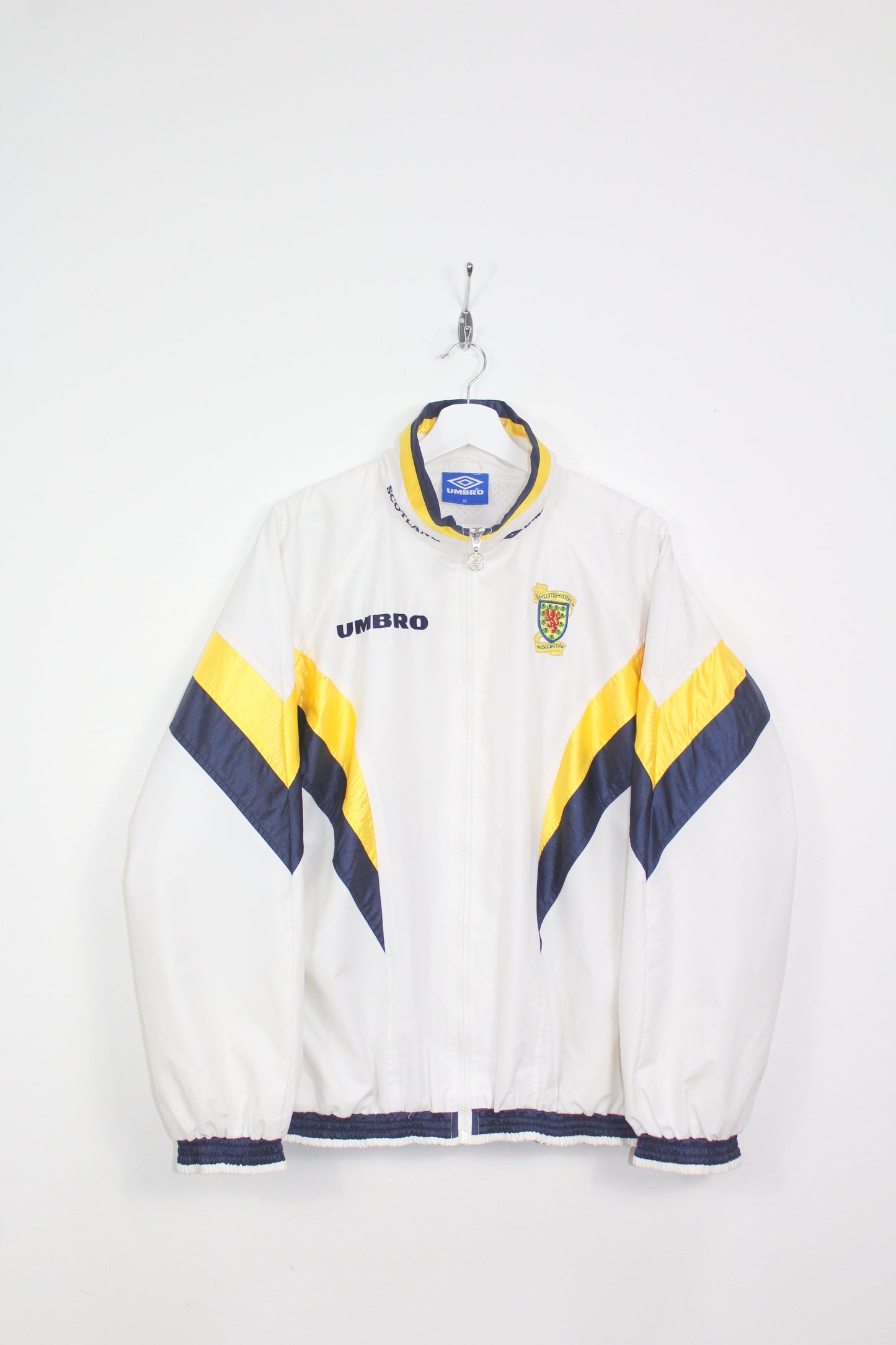 SCOTLAND 1998 VINTAGE UMBRO TRACKSUIT TOP JACKET XL