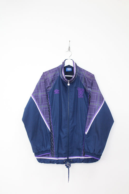 SCOTLAND 1996 VINTAGE UMBRO TRACKSUIT TOP JACKET LARGE