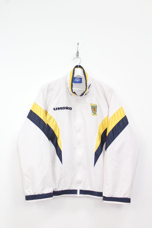 VINTAGE SCOTLAND 1998 UMBRO TRACKSUIT TOP JACKET LARGE