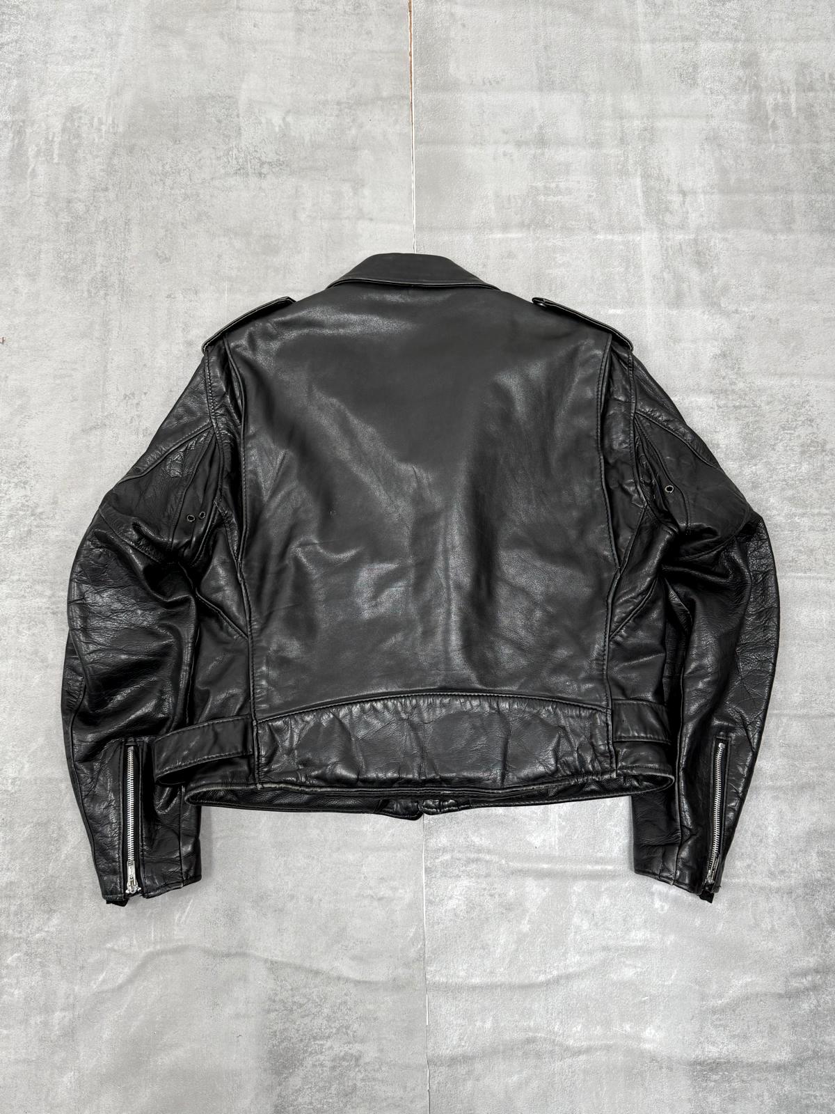 SCHOTT NYC PERFECTO 90'S VINTAGE DOUBLE RIDERS MOTORCYCLE LEATHER JACKET MEDIUM