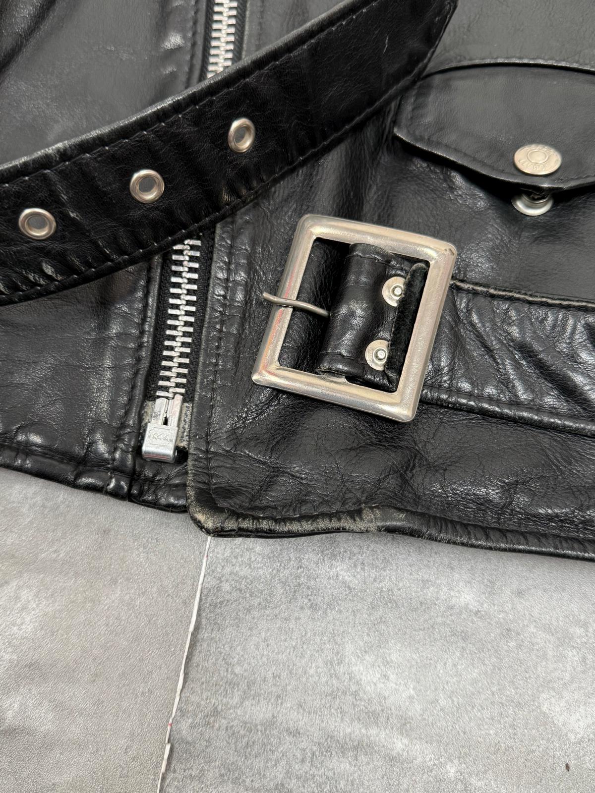 SCHOTT NYC PERFECTO 90'S VINTAGE DOUBLE RIDERS MOTORCYCLE LEATHER JACKET MEDIUM