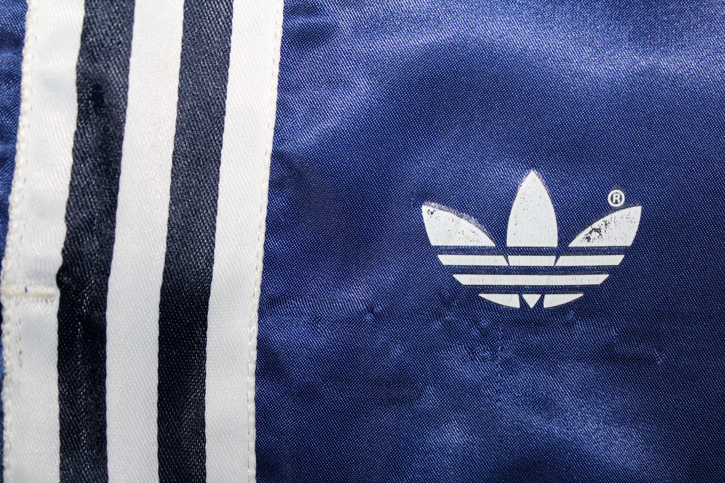 ADIDAS FIRST 70'S VINTAGE SHINY RUNNING SPRINTER NYLON SHORTS MEDIUM