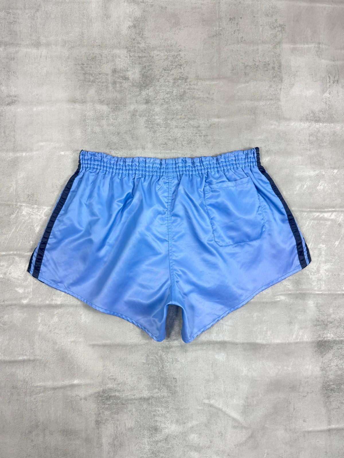 ADIDAS FIRST 80'S VINTAGE SHINY RUNNING SPRINTER NYLON SHORTS D7 XL