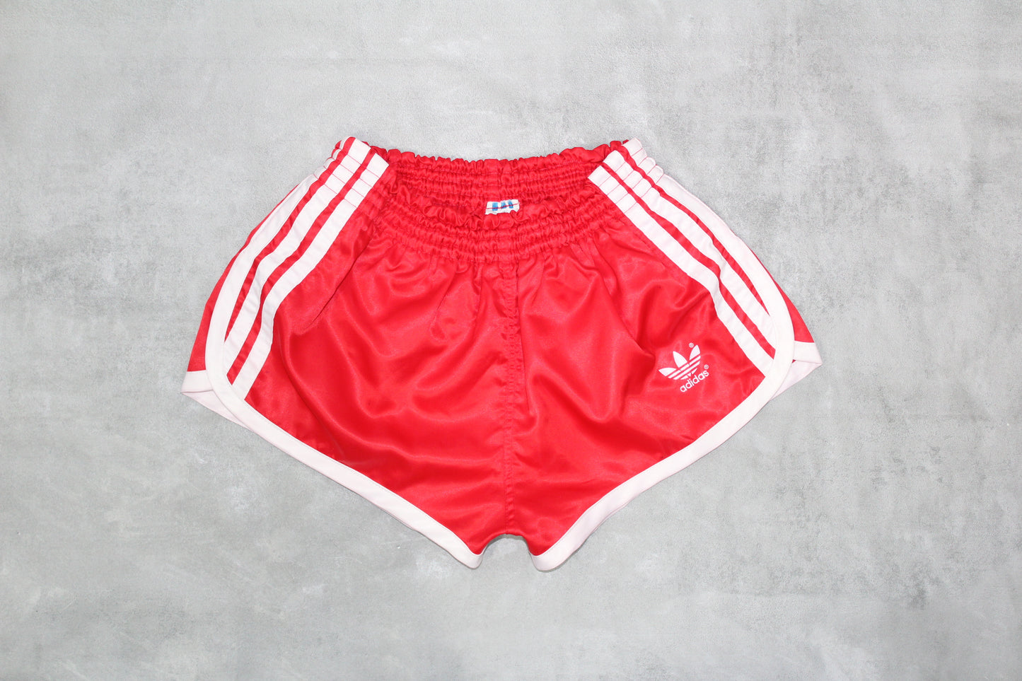ADIDAS FIRST 80'S VINTAGE SHINY RUNNING SPRINTER NYLON SHORTS D3 SMALL