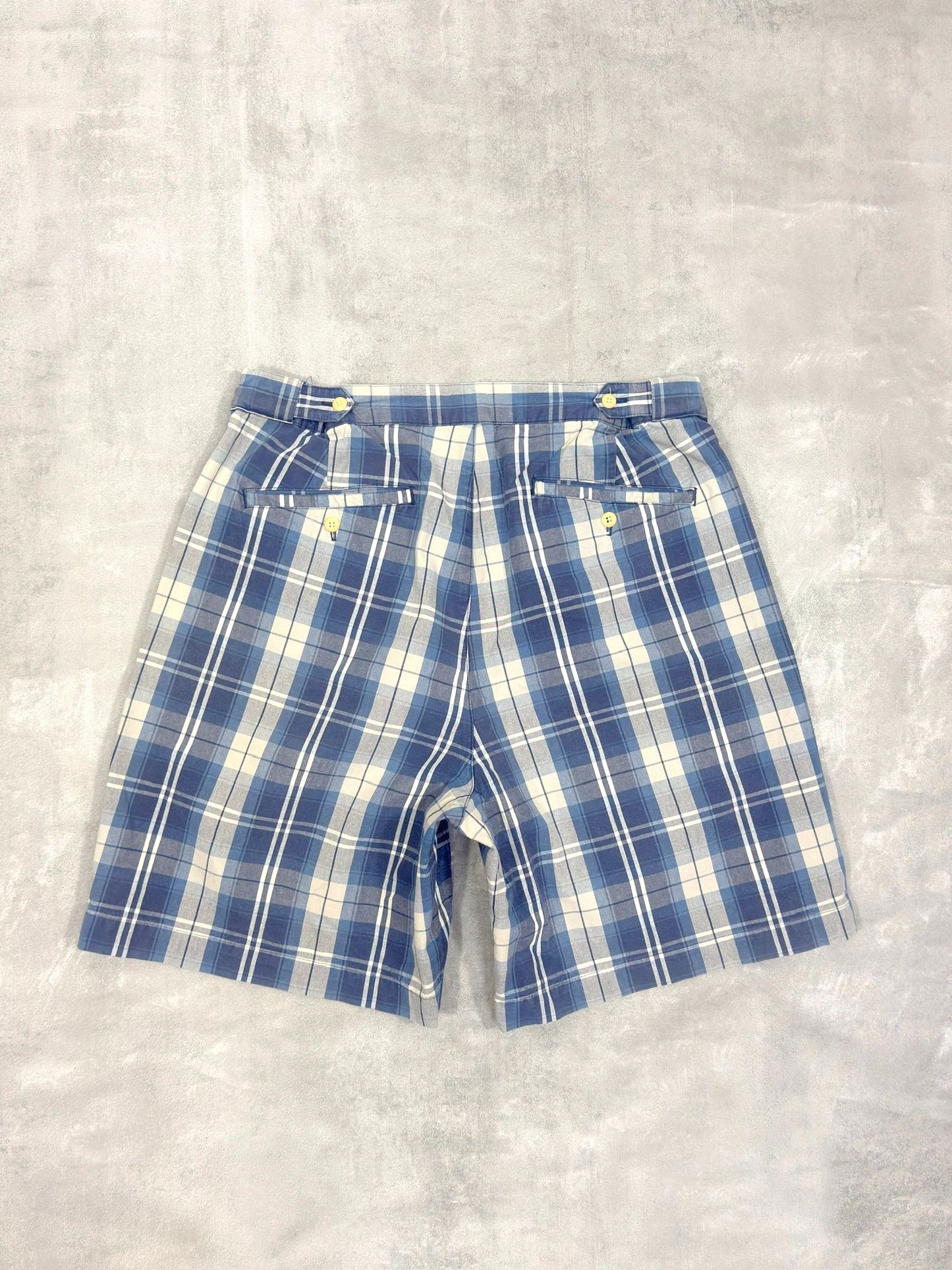 NIKE VINTAGE TN CHALLENGE COURT SAMPRAS 1994 WINDOW PANE TENNIS SHORTS MEDIUM