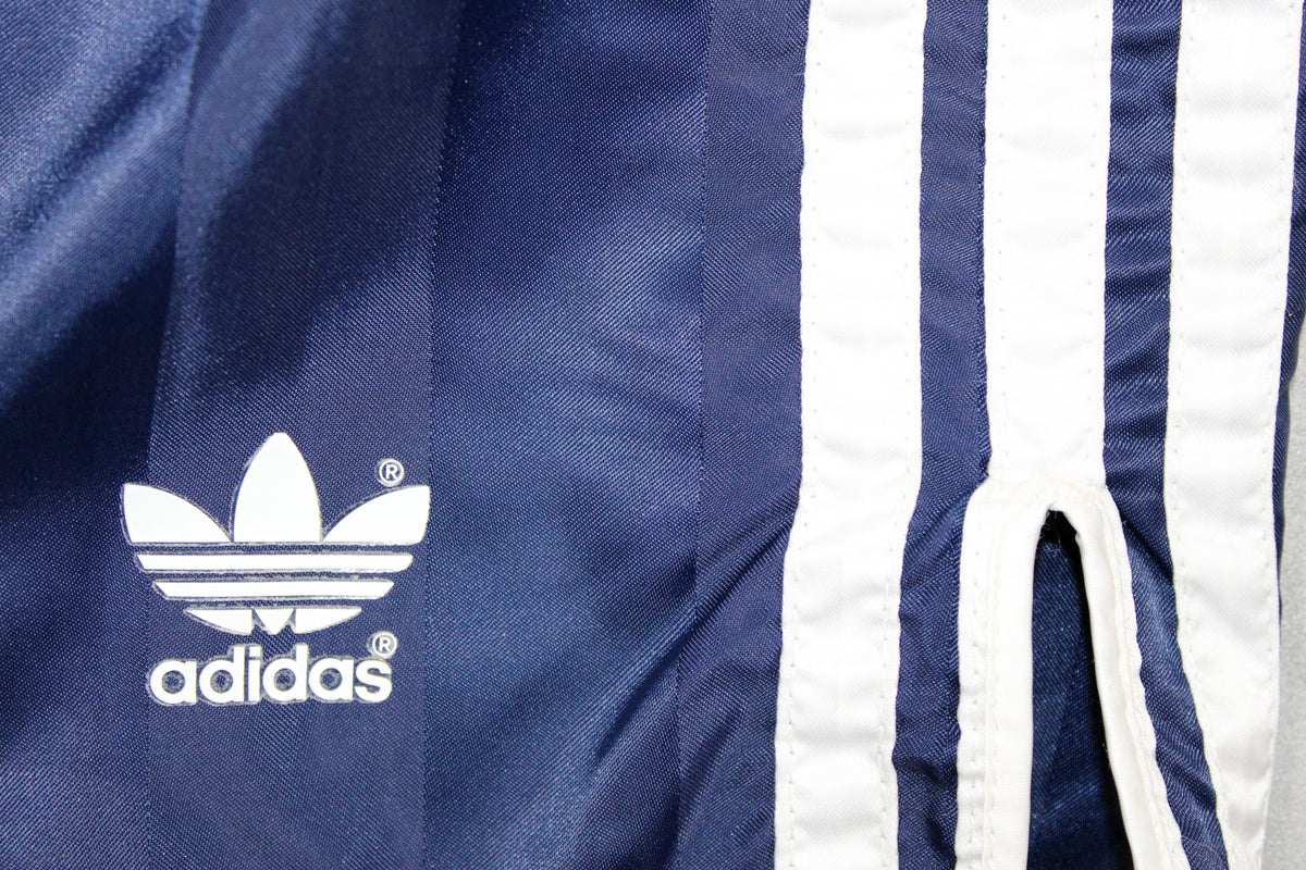 ADIDAS 80'S VINTAGE SHINY RUNNING SPRINTER NYLON SHORTS D6 LARGE