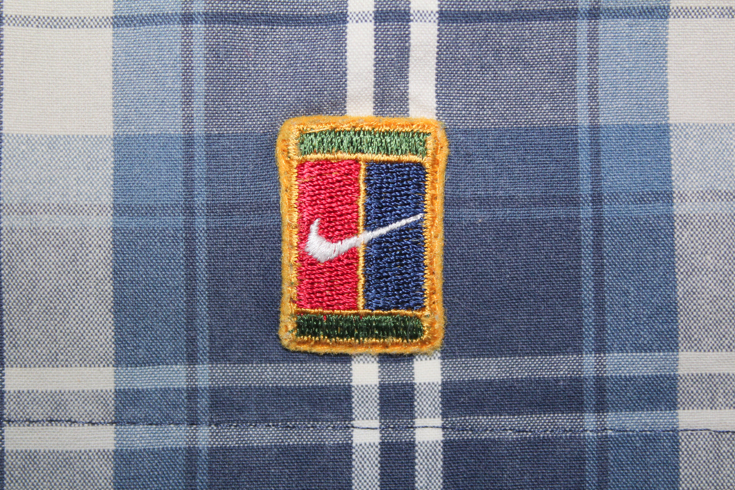 NIKE VINTAGE TN CHALLENGE COURT SAMPRAS 1994 WINDOW PANE TENNIS SHORTS MEDIUM