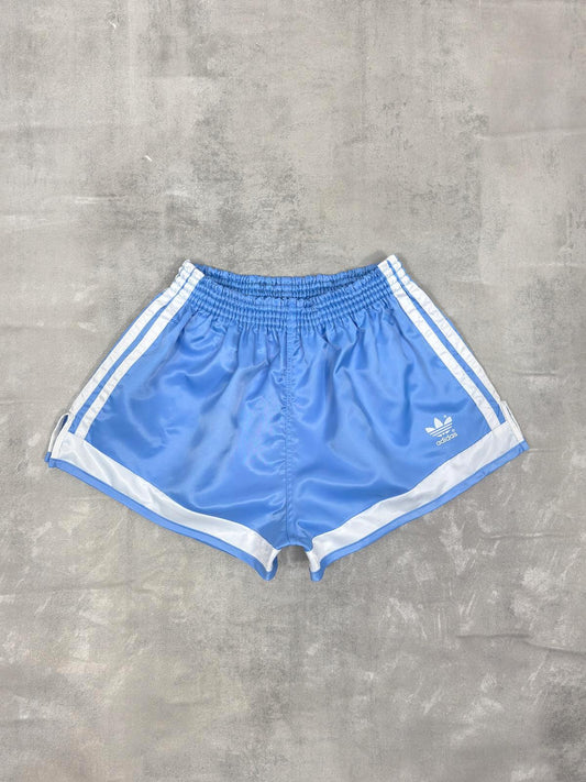 ADIDAS 80'S VINTAGE SHINY RUNNING SPRINTER NYLON SHORTS D5 MEDIUM