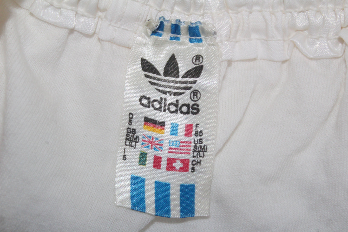 ADIDAS 80'S VINTAGE SHINY RUNNING SPRINTER NYLON SHORTS D5 MEDIUM