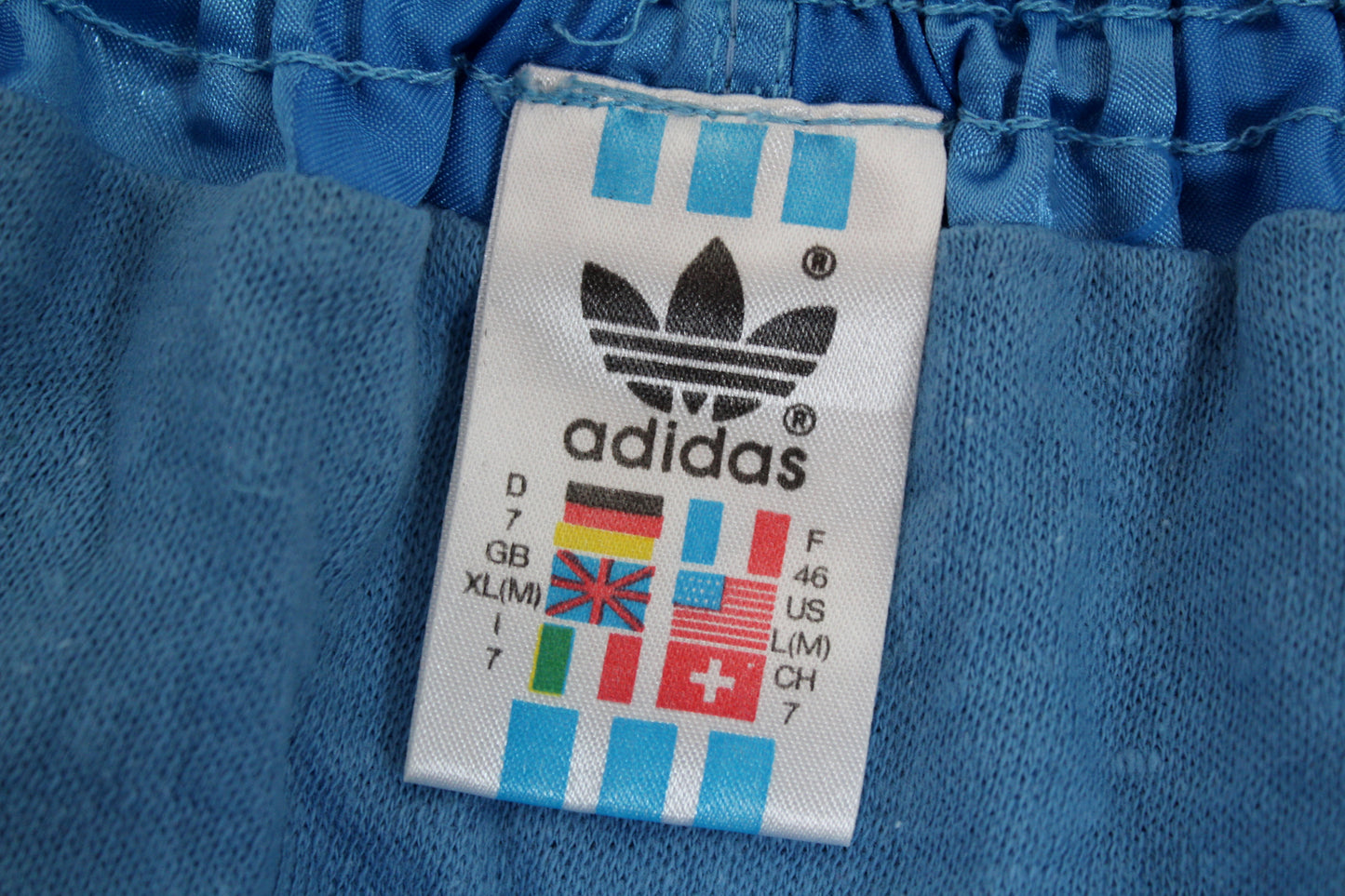 ADIDAS 80'S VINTAGE SHINY RUNNING SPRINTER NYLON SHORTS D7 XL