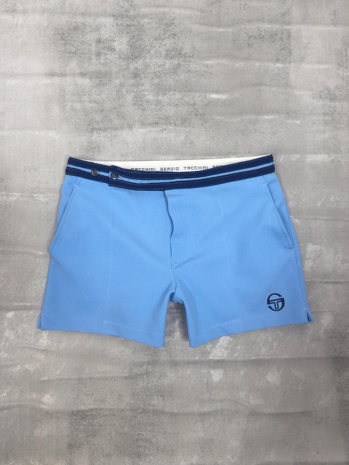 SERGIO TACCHINI 80'S VINTAGE DYER THE BUSINESS TENNIS SHORTS MEDIUM