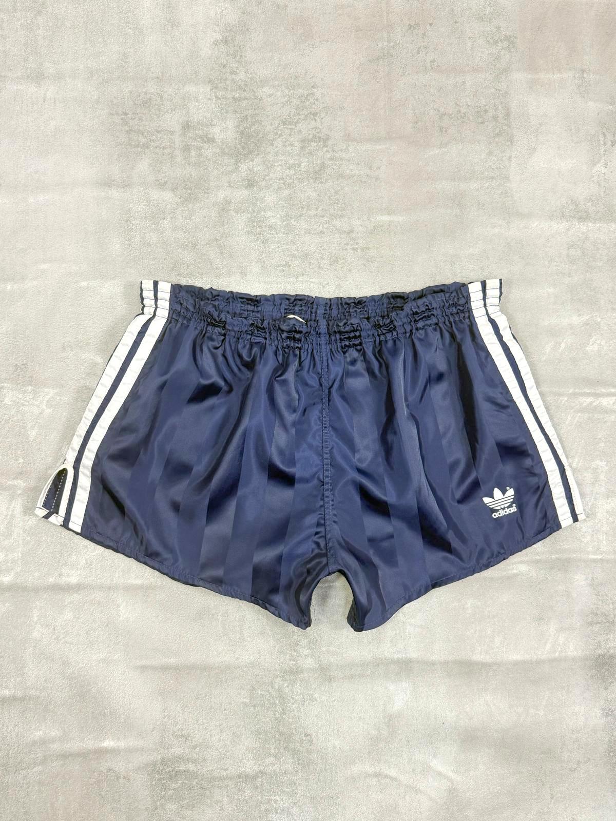 ADIDAS 80'S VINTAGE SHINY RUNNING SPRINTER NYLON SHORTS D6 LARGE